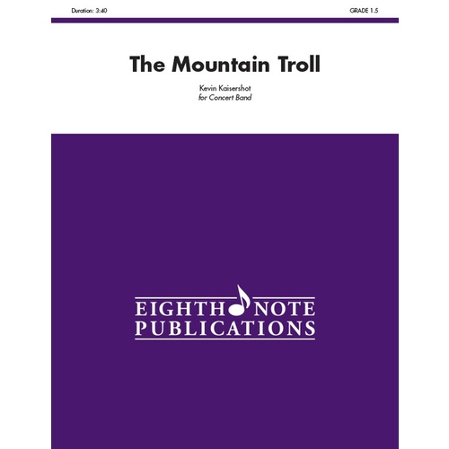 Mountain Troll The Concert Band Gr 1.5
