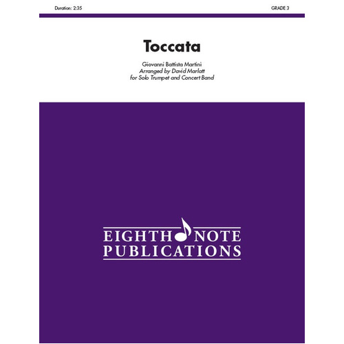 Toccata Solo Trumpet and Concert Band Grade 3 Sheet Music