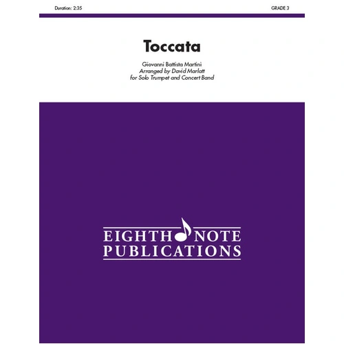 Toccata Solo Trumpet with Concert Band Grade 3 Sheet Music