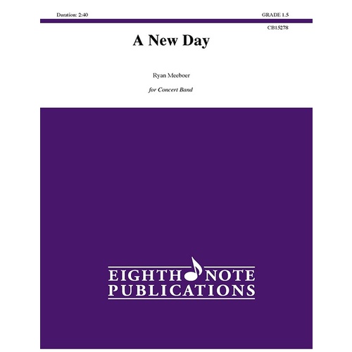 A New Day Concert Band Sheet Music Grade 1.5