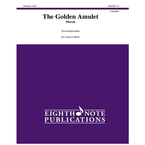 The Golden Amulet March Concert Band Sheet Music Grade 1.5