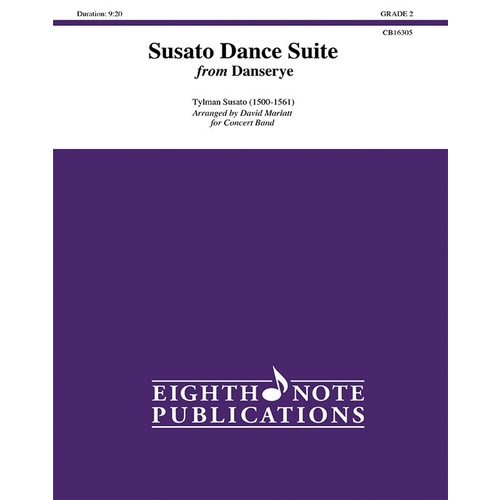 Susato Dance Suite Concert Band Sheet Music Grade 2