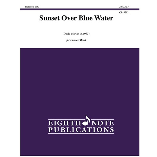 Sunset Over Blue Water Concert Band Gr 3