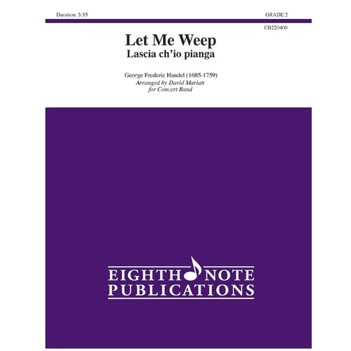 Let Me Weep Concert Band Gr 2