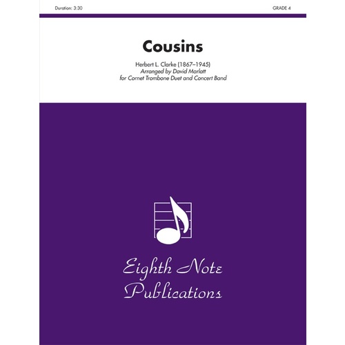 Cousins Cornet Trombone Duet And Concert Band Gr 4