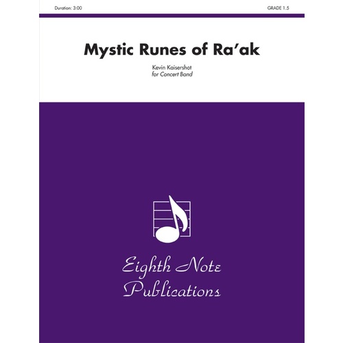 Mystic Runes Of Raak Concert Band Gr 1.5