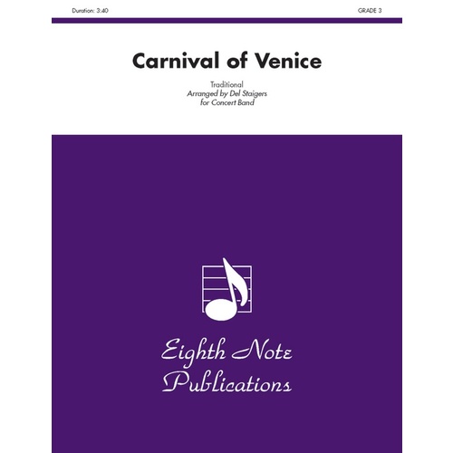 Carnival Of Venice Solo Cornet And Concert Band Gr 3