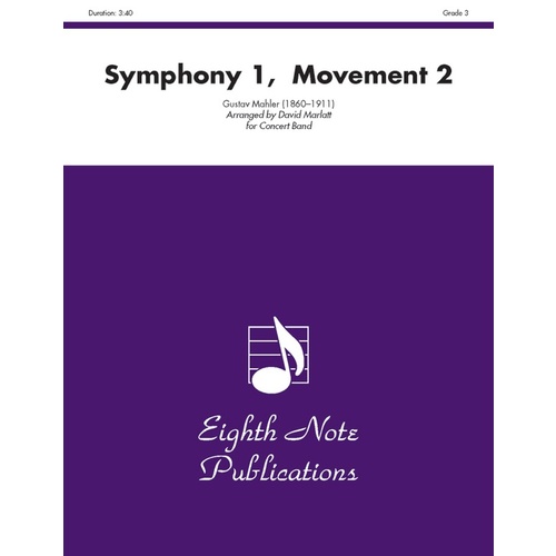 Symphony 1 Movement 2 Concert Band Sheet Music Grade 3