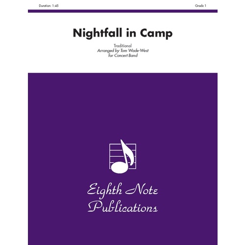 Nightfall In Camp Concert Band Gr 1.5