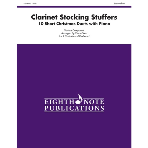 Clarinet Stocking Stuffers 10 Christmas Duets