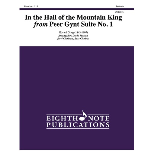In The Hall Of The Mountain King Clarinet Choir