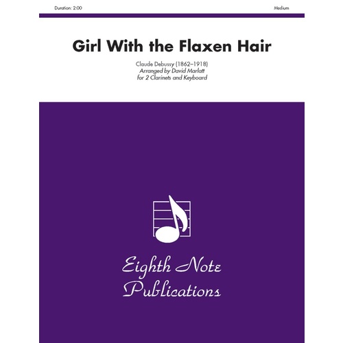 Girl With The Flaxen Hair 2 Clarinets/Piano