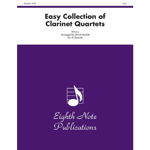 Easy Collection Of Clarinet Quartets 4 Clarinets