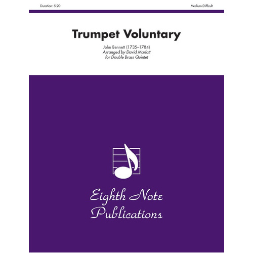 Trumpet Voluntary for Double Brass Quintet Sheet Music