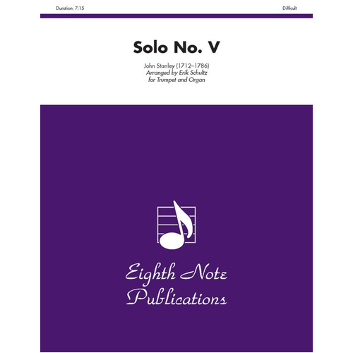 Solo No. V - Trumpet and Organ Sheet Music