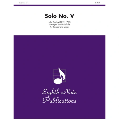 Solo No. V - Trumpet and Organ Sheet Music