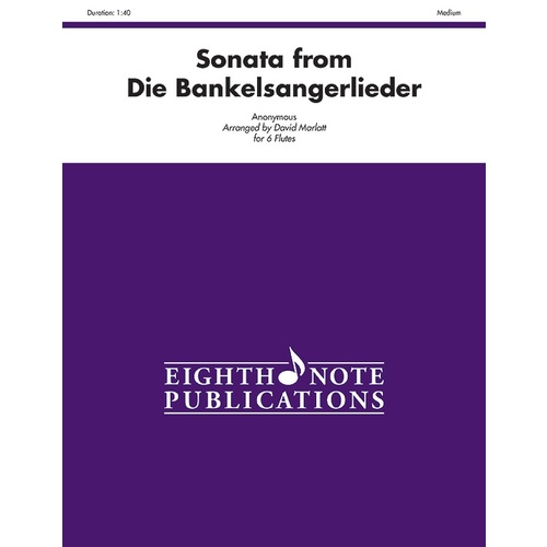 Sonata from Die Bankelsangerlieder for 6 Flutes Sheet Music
