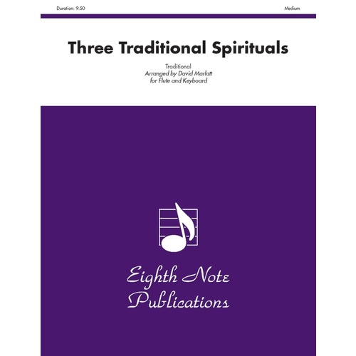 Three Traditional Spirituals for Flute and Piano Sheet Music