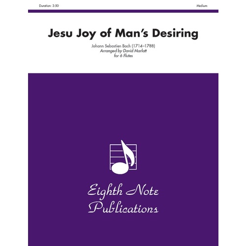 Jesu Joy Of Mans Desiring Flute Sextet