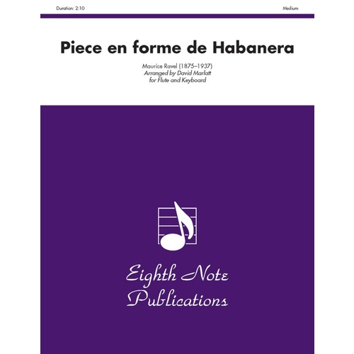 Piece En Forme De Habanera Flute/Piano