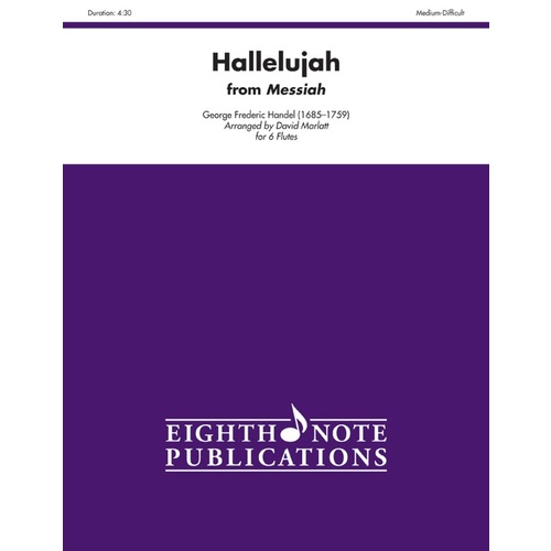 Hallelujah From Messiah 6 Flutes
