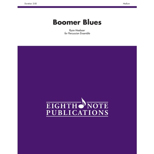 Boomer Blues Percussion Ensemble Sheet Music