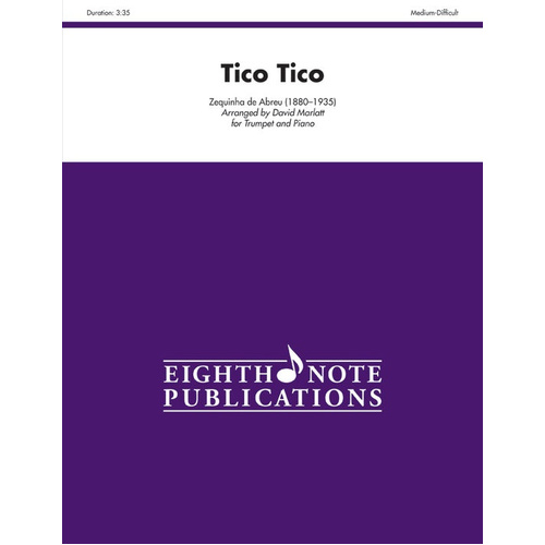 Tico Tico Trumpet and Piano Sheet Music