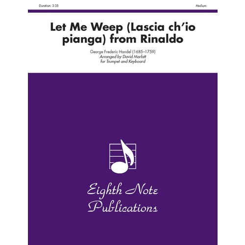 Let Me Weep From Rinaldo Trumpet/Piano