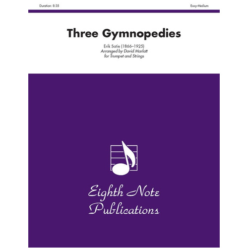 Three Gymnopedies for Trumpet and Piano Sheet Music