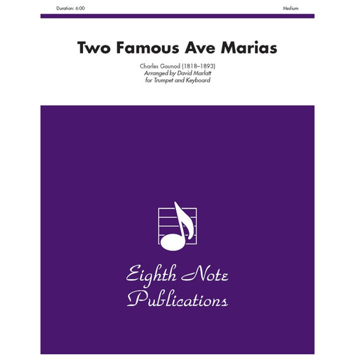 Two Famous Ave Marias for Trumpet and Piano Sheet Music