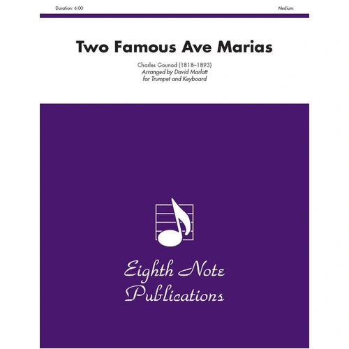 Two Famous Ave Marias for Trumpet and Piano Sheet Music