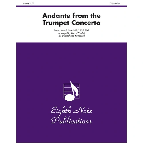 Andante from Haydn Trumpet Concerto - Trumpet/Piano Sheet Music
