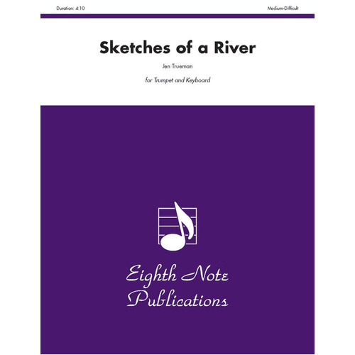 Sketches of a River Trumpet Sheet Music for Piano