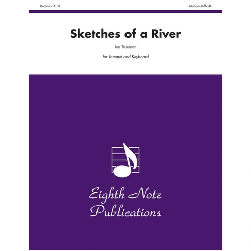 Sketches of a River Trumpet Sheet Music for Piano