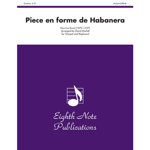 Piece En Forme De Habanera Trumpet/Piano