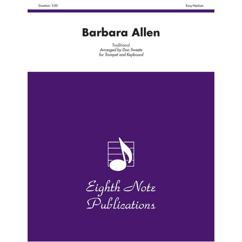 Barbara Allen - Trumpet Sheet Music Arrangement