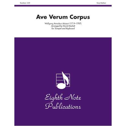 Ave Verum Corpus Trumpet Sheet Music