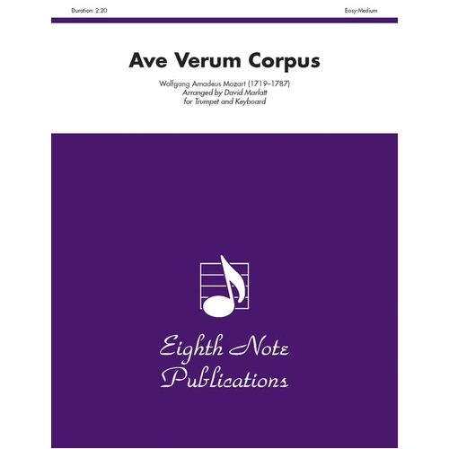 Ave Verum Corpus Trumpet Sheet Music