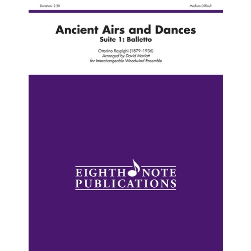 Ancient Airs and Dances Suite 1 Balletto Flexi Small Ensemble Sheet Music