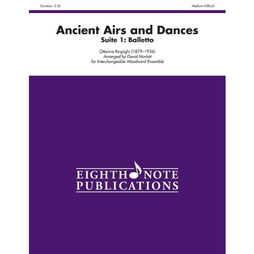 Ancient Airs And Dances Suite 1 Balletto Flex Ens
