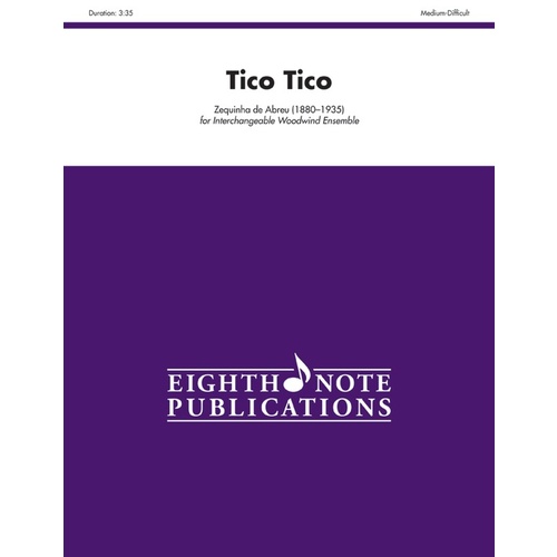 Tico Tico Flexible Woodwind Ensemble Sheet Music