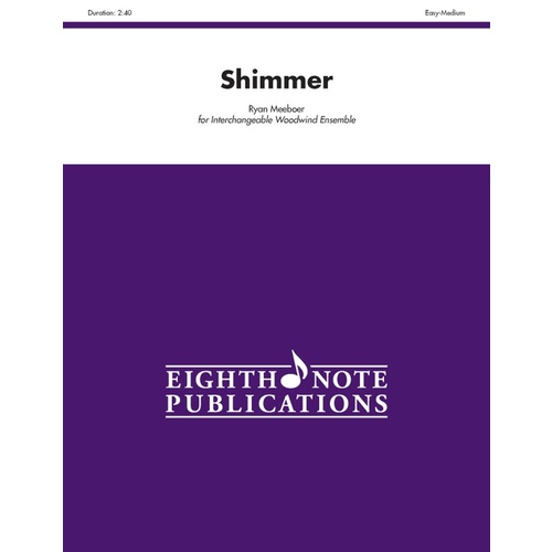 Shimmer Flexible Woodwind Ensemble Sheet Music