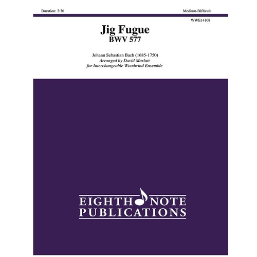 Jig Fugue BWV 577 Flexible Woodwind Ensemble