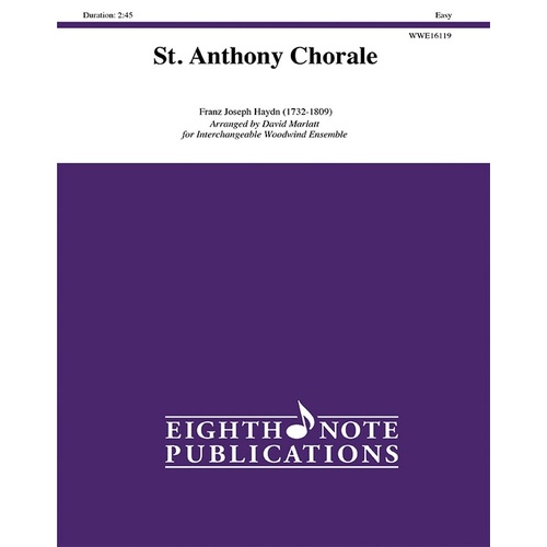 St Anthony Chorale for Flex Woodwind Ensemble Sheet Music