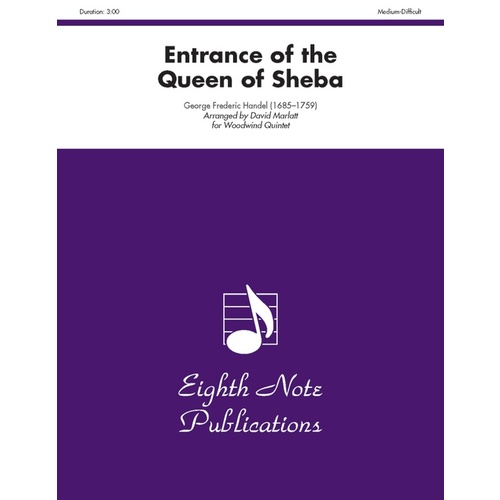 Entrance Of The Queen Of Sheba Woodwind Quintet