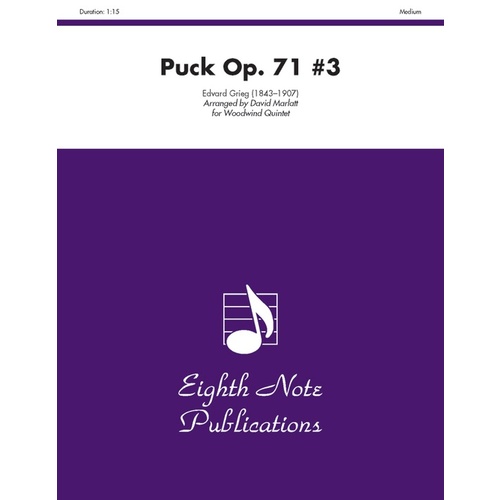 Puck Op. 71 #3 Woodwind Quintet