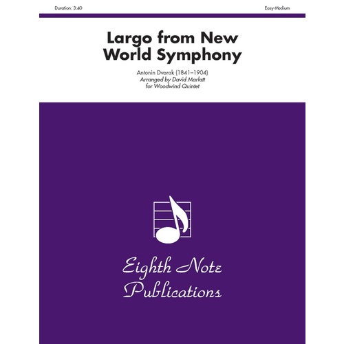Largo From New World Symphony Woodwind Quintet