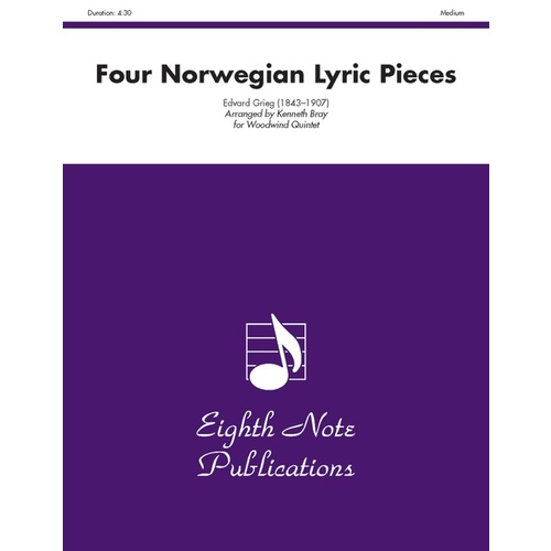 Four Norwegian Lyric Pieces Woodwind Quintet