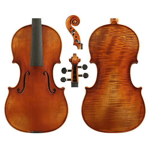 Peter Guan Violin No.7.0-1703 Emiliani Strad Instrument Only with Pegs and Chinrest