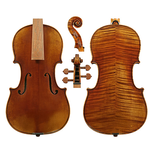 Peter Guan Violin No.7.0 Baroque Style Instrument Only with Pegs and Chinrest